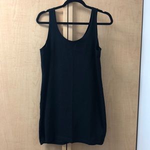 Black bodycon tank dress